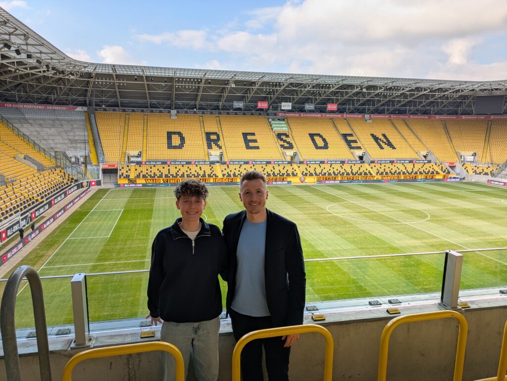 Das bin ich mit Tommy Klotke :)
